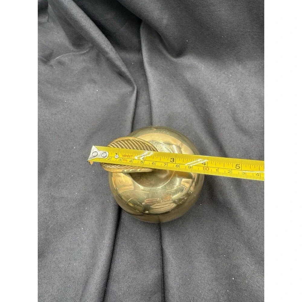 Vintage THE MASTER TEACHER Brass Apple Award Develop Support Honor With Sticker